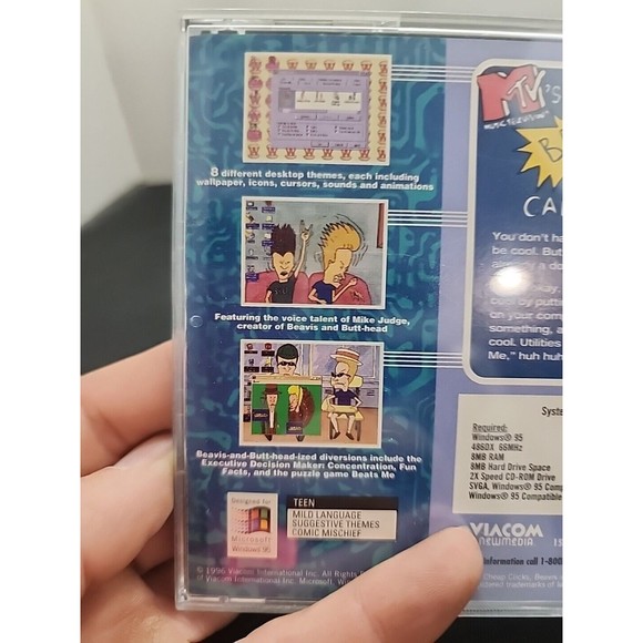 MTV's Beavis & Butthead - Calling All Dorks PC Software CD VGC - Picture 3 of 8